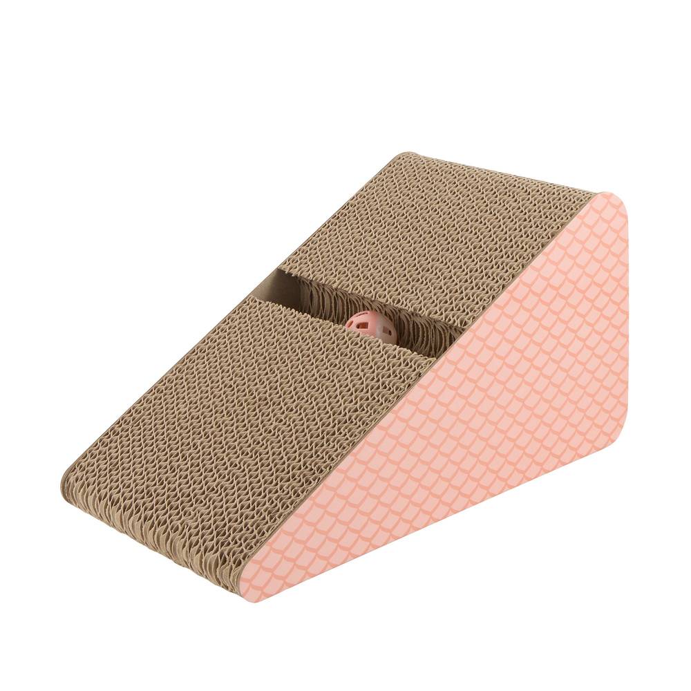 Whisker City Angel Novel Corrugate Cat Scratcher, Pink (22.4 oz)