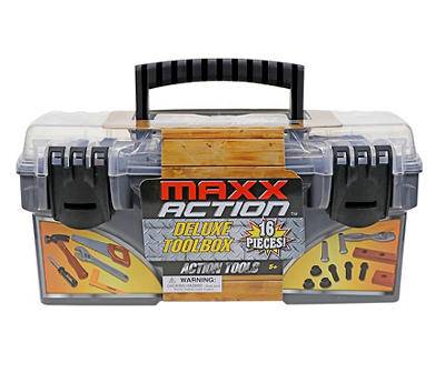 Maxx Action Deluxe Toolbox Toy Set For 5+ Ages