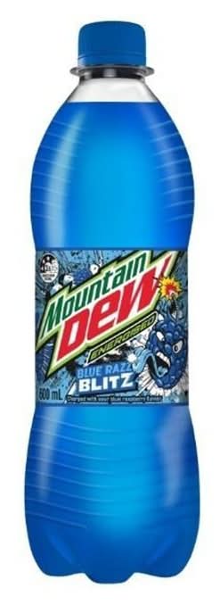 Mountain Dew Blue Razz Blitz 600ml