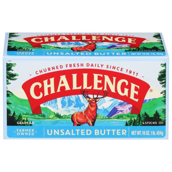 Challenge Butter Unsalted Butter Sticks (4 ct)