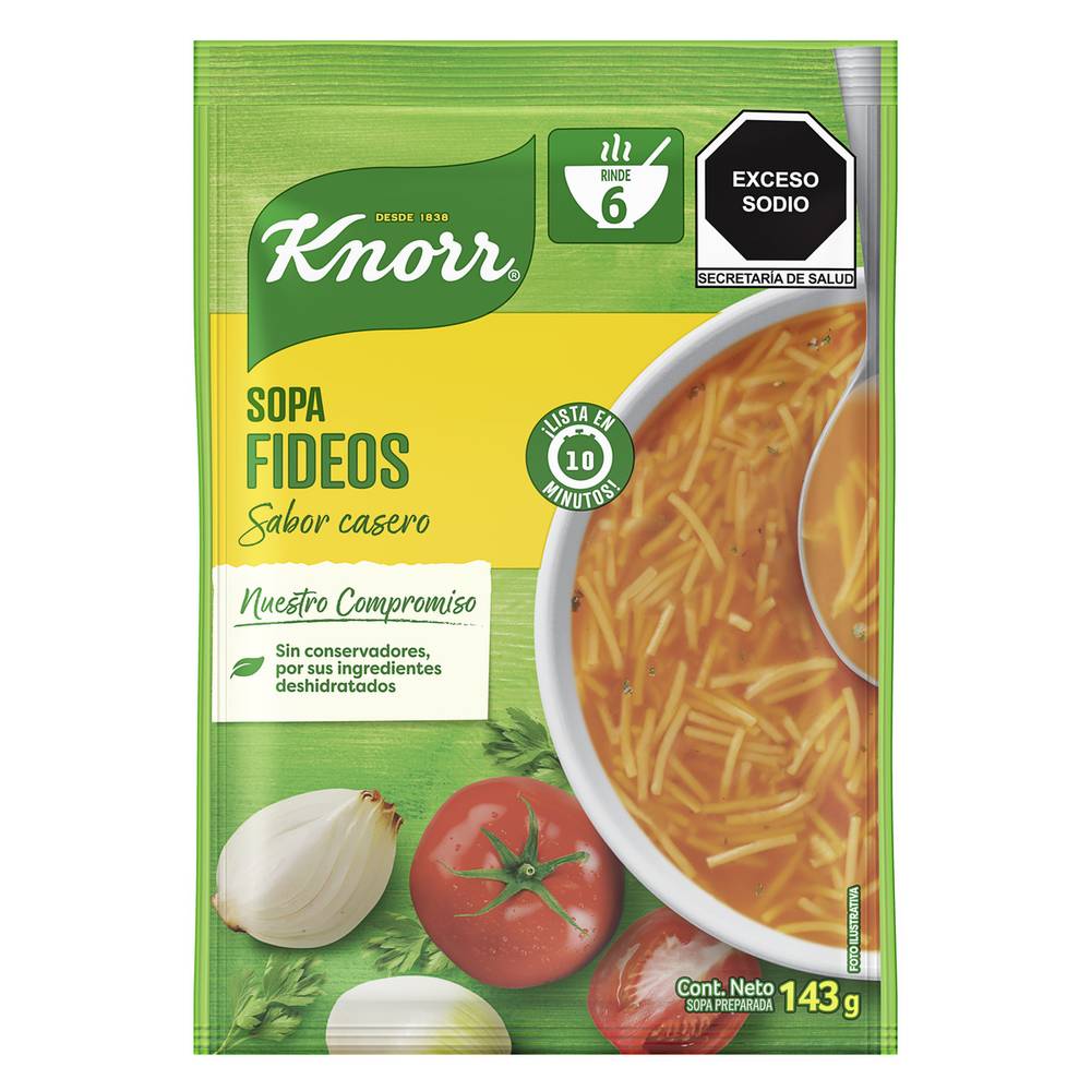 Knorr · Sopa de fideos (143 g)