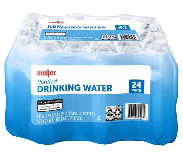 Meijer Purified Drinking Water (24 x 16.89 fl oz)