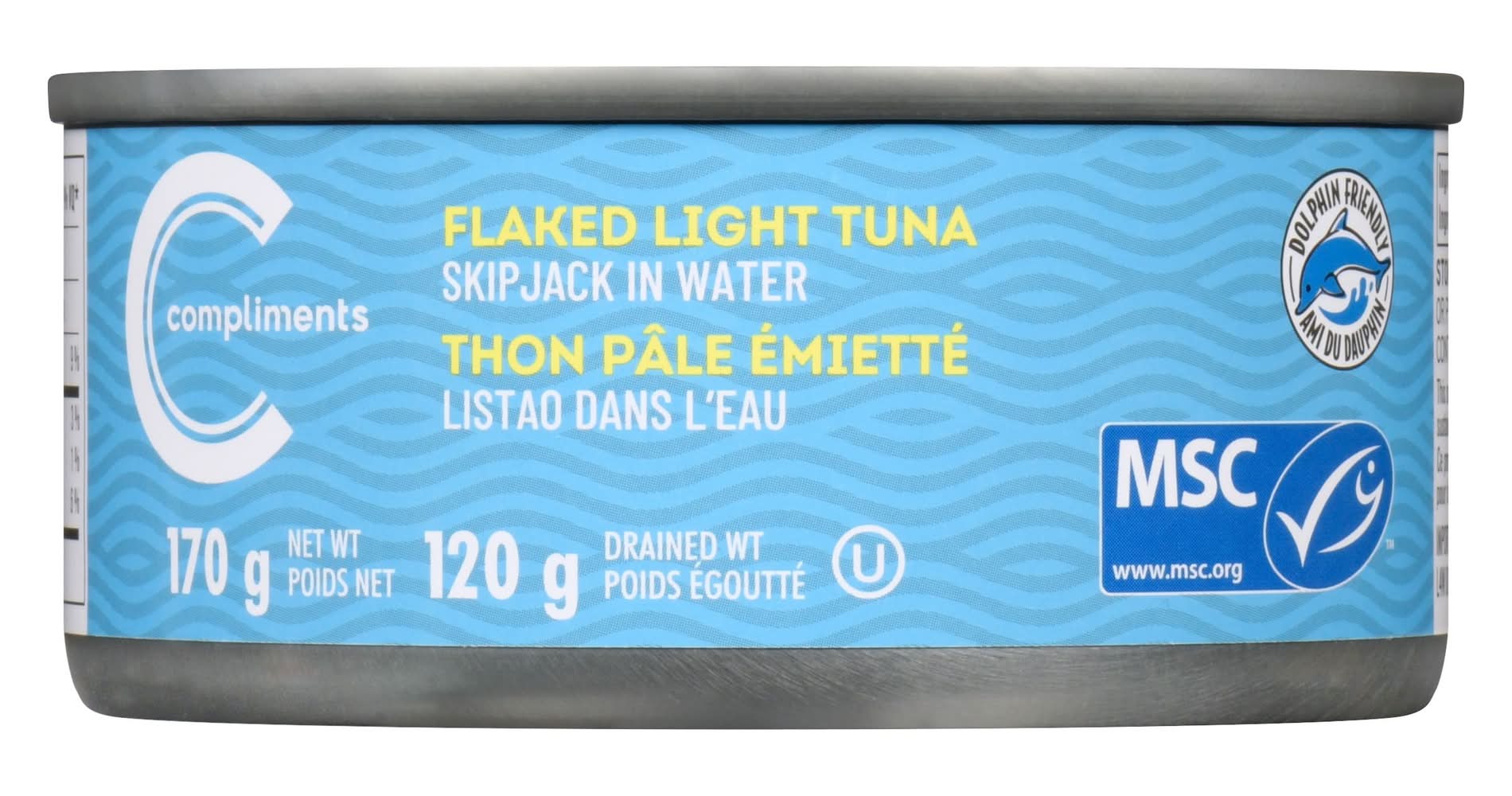 Compliments Flaked Light Tuna Skipjack in Water (170 g)