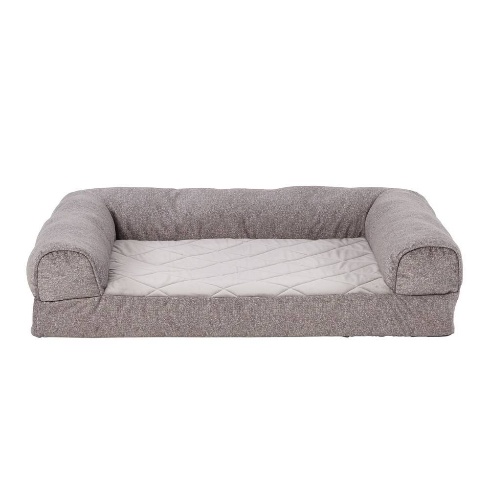 Top Paw Orthopedic Couch Dog Bed (grey)