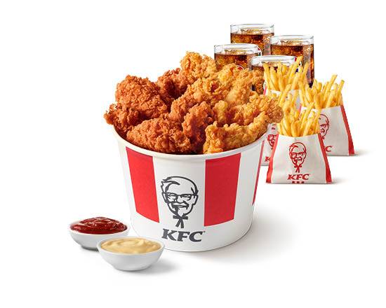 Hot & Crispy Bucket Meal voor 4