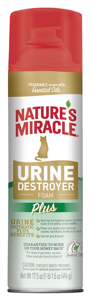 Nature's Miracle · Espuma destructora de orina gato (517 ml)