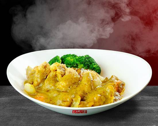 B7 Curry Pork Brisket on Rice 咖哩豬腩飯