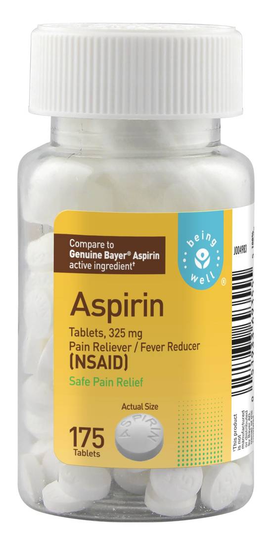 Being Well Aspirin Tablets