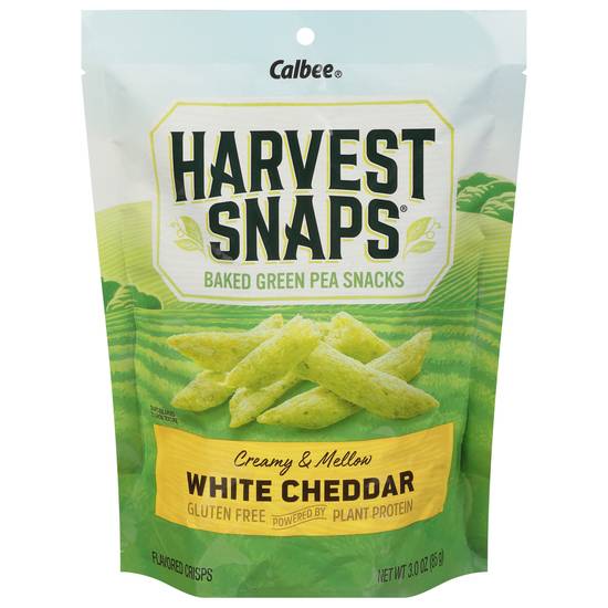 Harvest Snaps Baked Green Pea (white cheddar snack crisps)