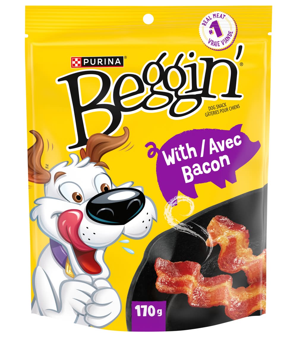 Purina collation pour chien à saveur de bacon (170 g) - friskies shredded super pack (32 x 156 g)