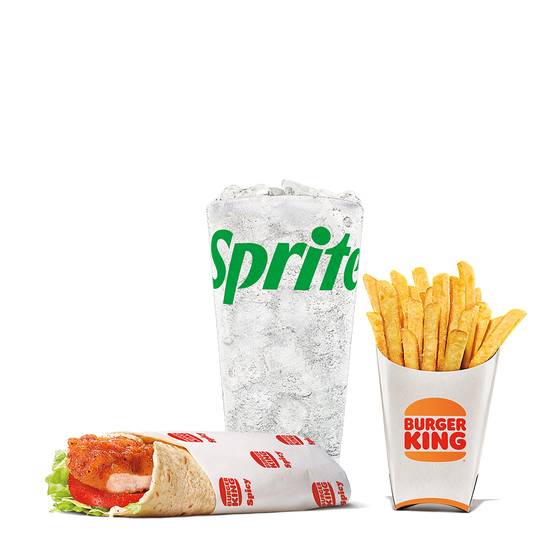 Spicy Royal Crispy Wrap  Meal