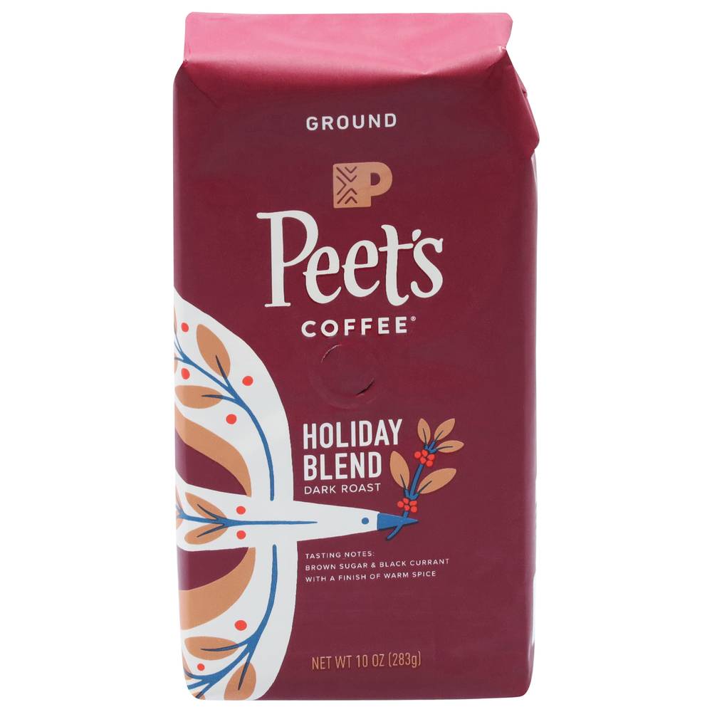 Peet's Coffee Holiday Blend Dark Roast Ground Coffee (10 oz)