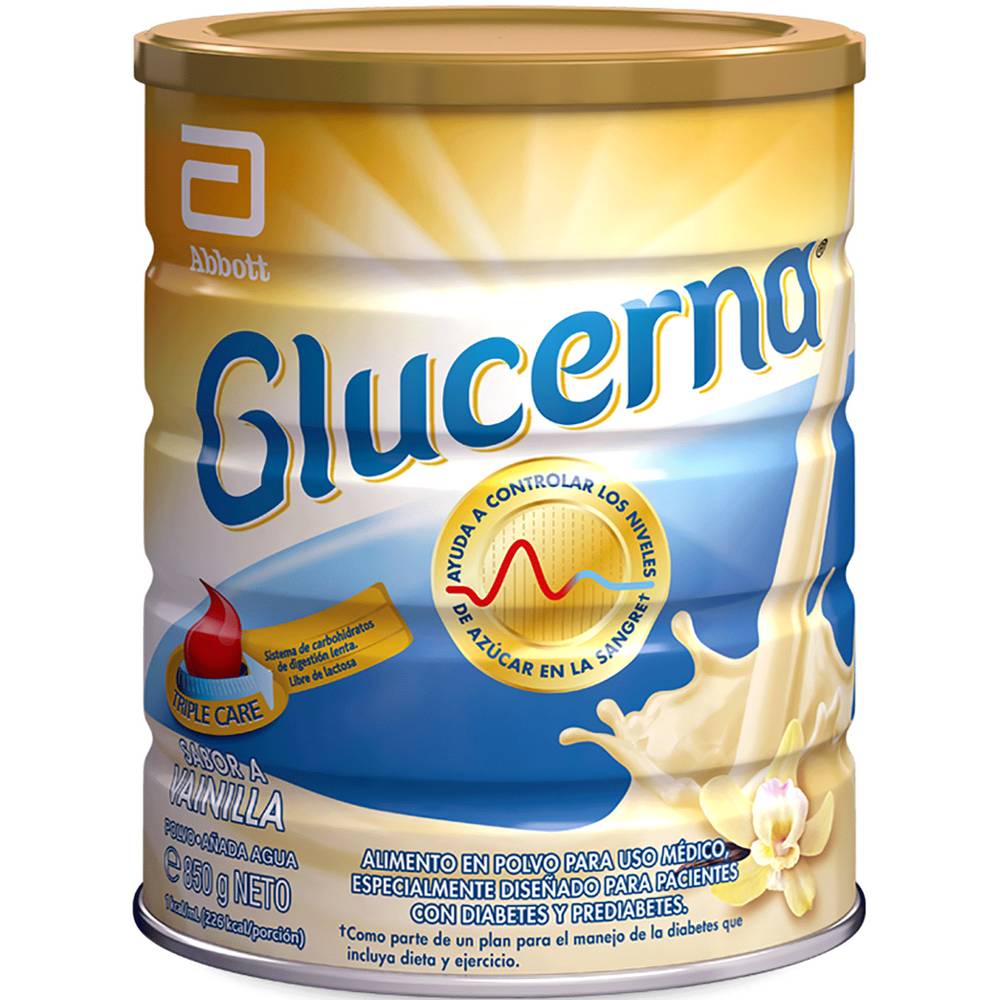 Glucerna alimento para diabetes y prediabetes (tarro 850 g)