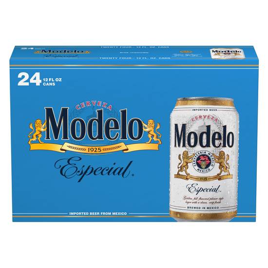 Modelo Cerveza Especial Mexican Lager Beer (24 ct, 12 fl oz)