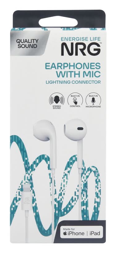 Nrg Earphones With Mic 