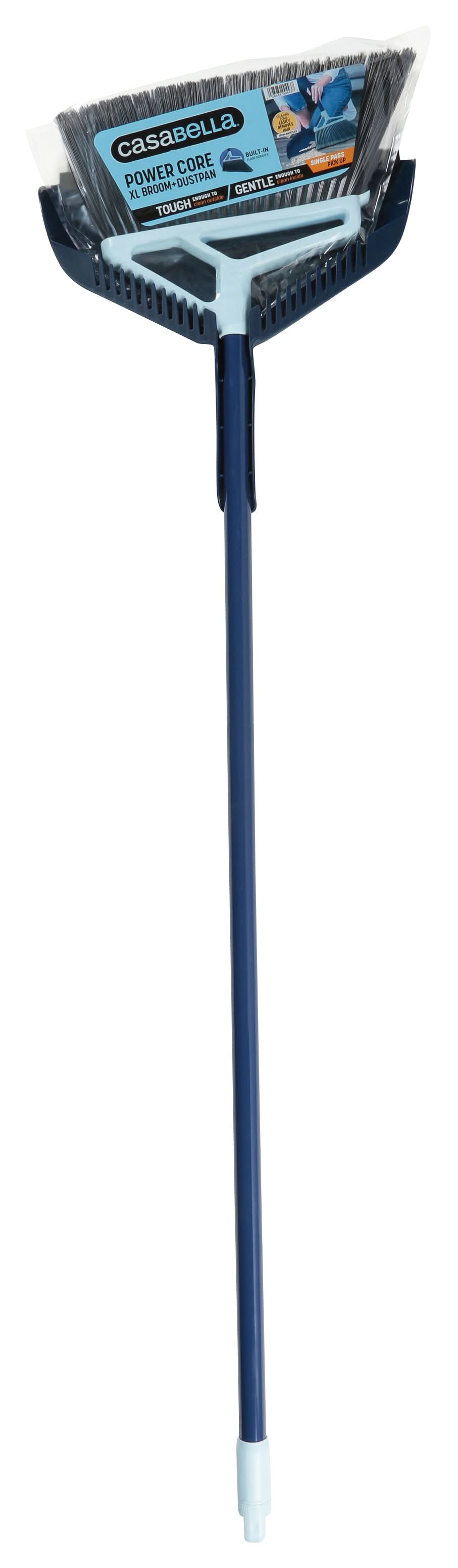 Casabella Power Core Broom & Dustpan, XL