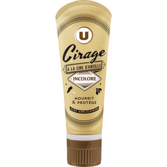 Les Produits U - Cirage en crème incolore (75g)