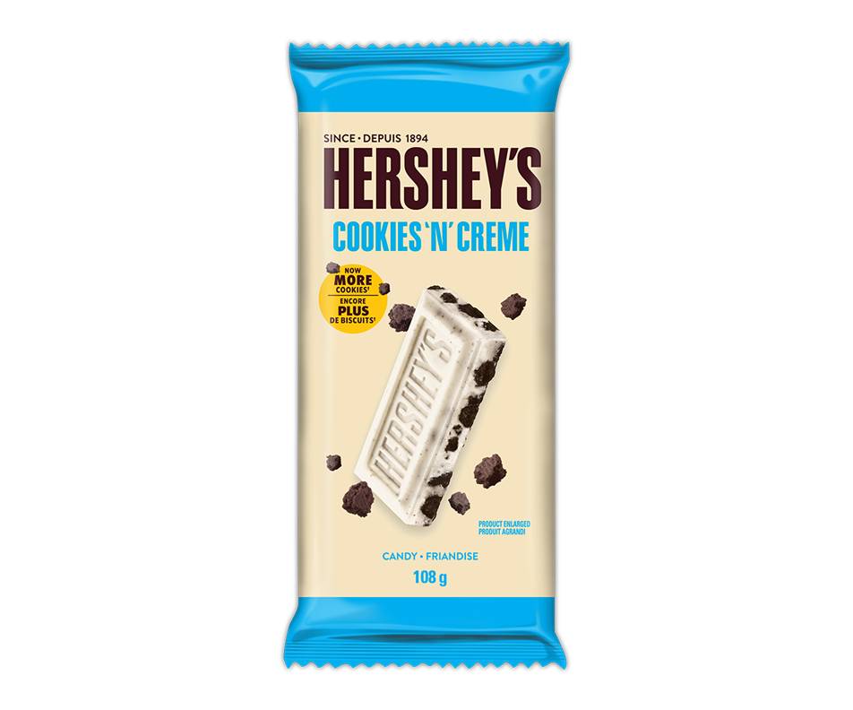 Hershey's cookies 'n' creme friandise