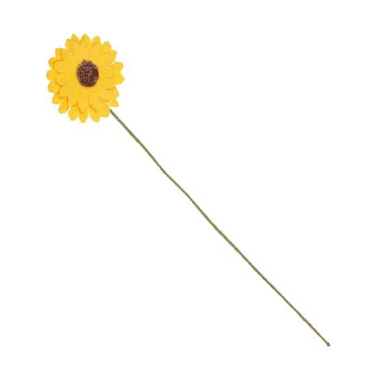 Yellow Daisy Paper Flowers By Recollections, 24Ct.