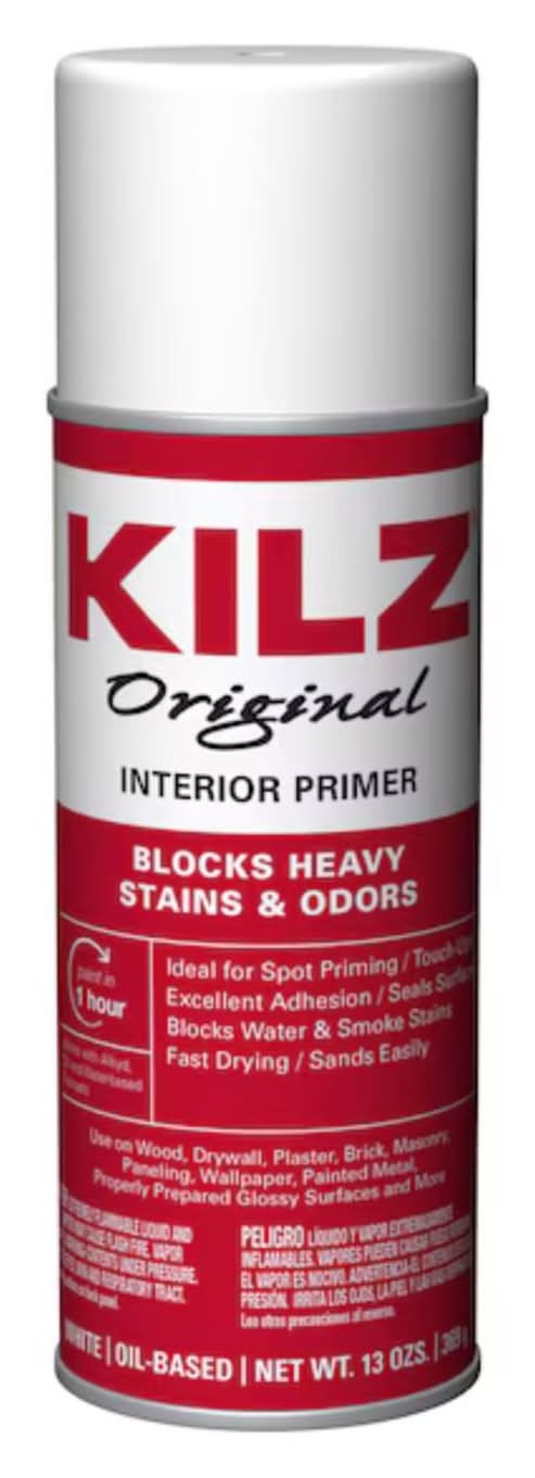 Kilz Original White Flat Oil-Based Aerosol Primer/Sealer 13 Oz