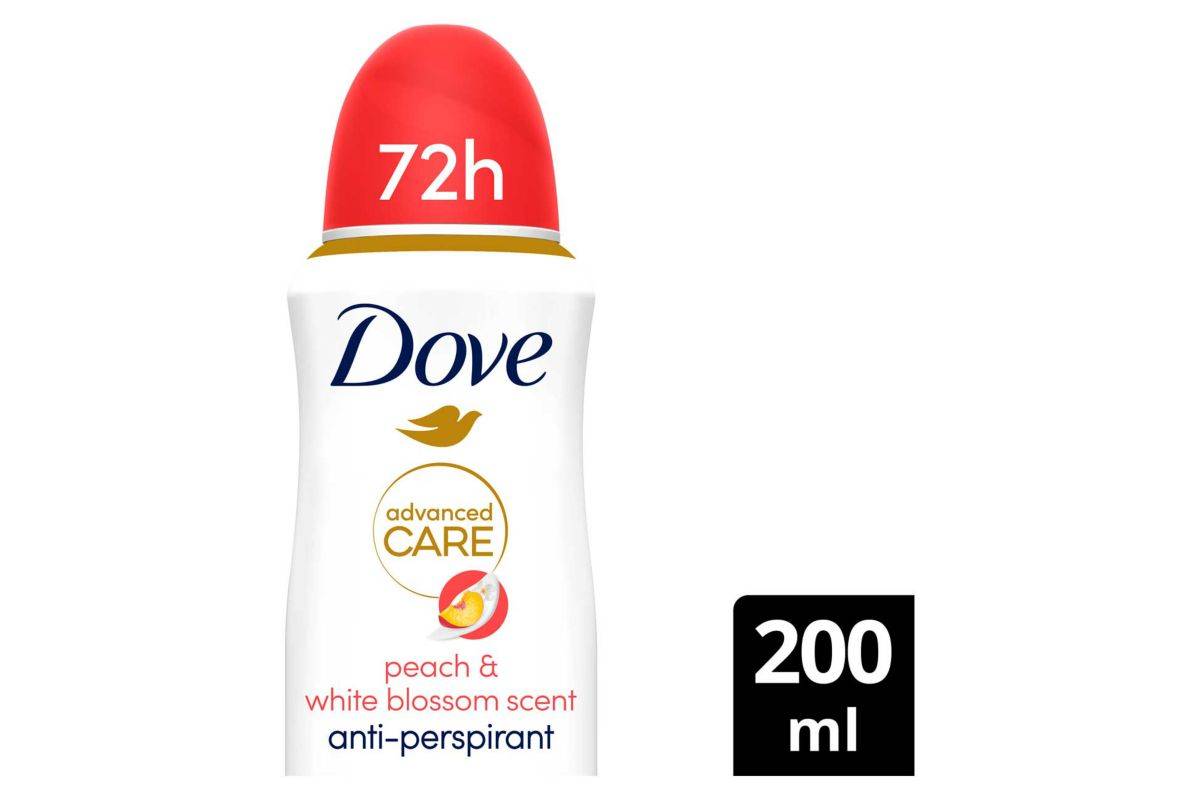 Dove Advanced Care Go Fresh Antiperspirant Deodorant Peach & White Blossom 200ml