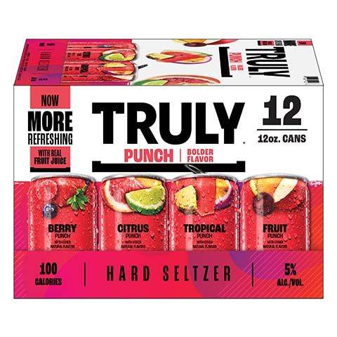 TRULY Punch Hard Seltzer Variety 12 Pack 12oz Can