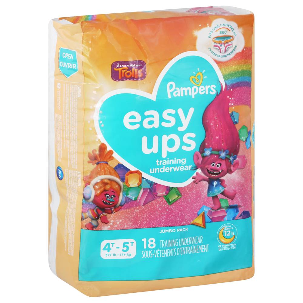 Pampers Easy Ups 4t-5t Training Underwear (18 ct)