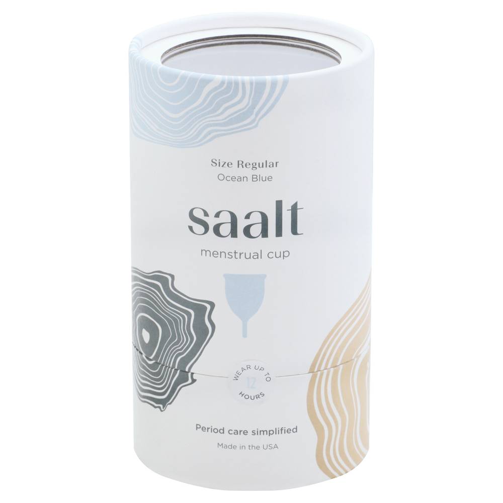 Saalt Ocean Blue Regular Menstrual Cup (1 cup)