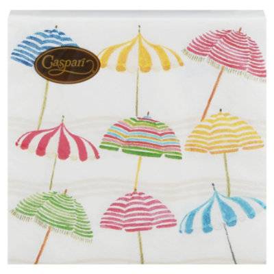 Beach Umbrellas Cocktail Napkin - Ea