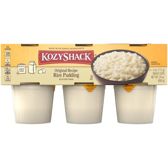 Kozy Shack Original Recipe Rice Pudding (6 ct)