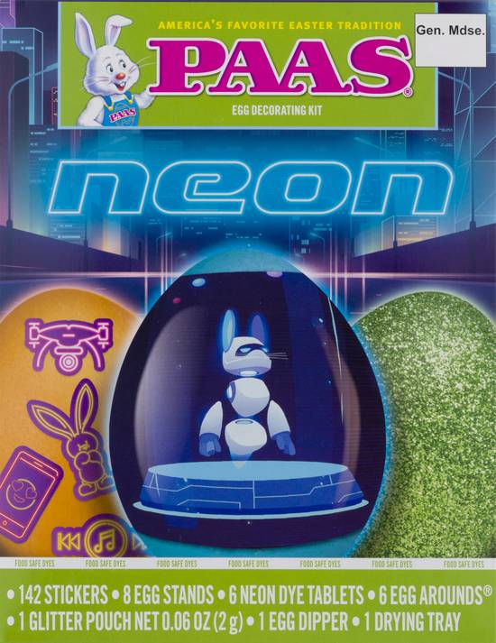 Paas Neon Egg Decorating Kit