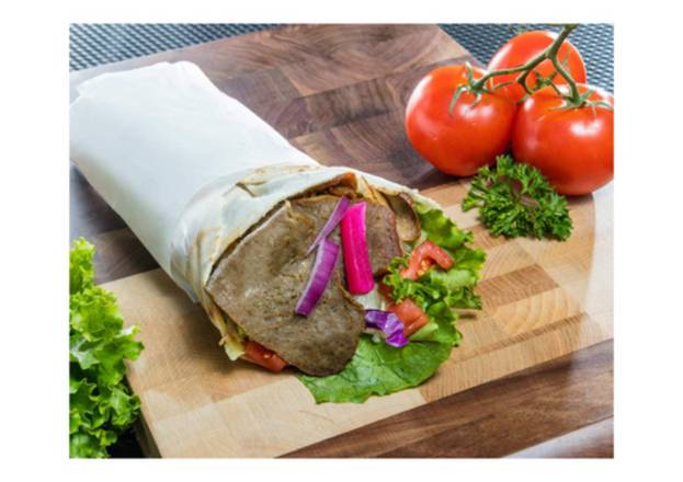 Mix Lamb and Beef Donair Wrap