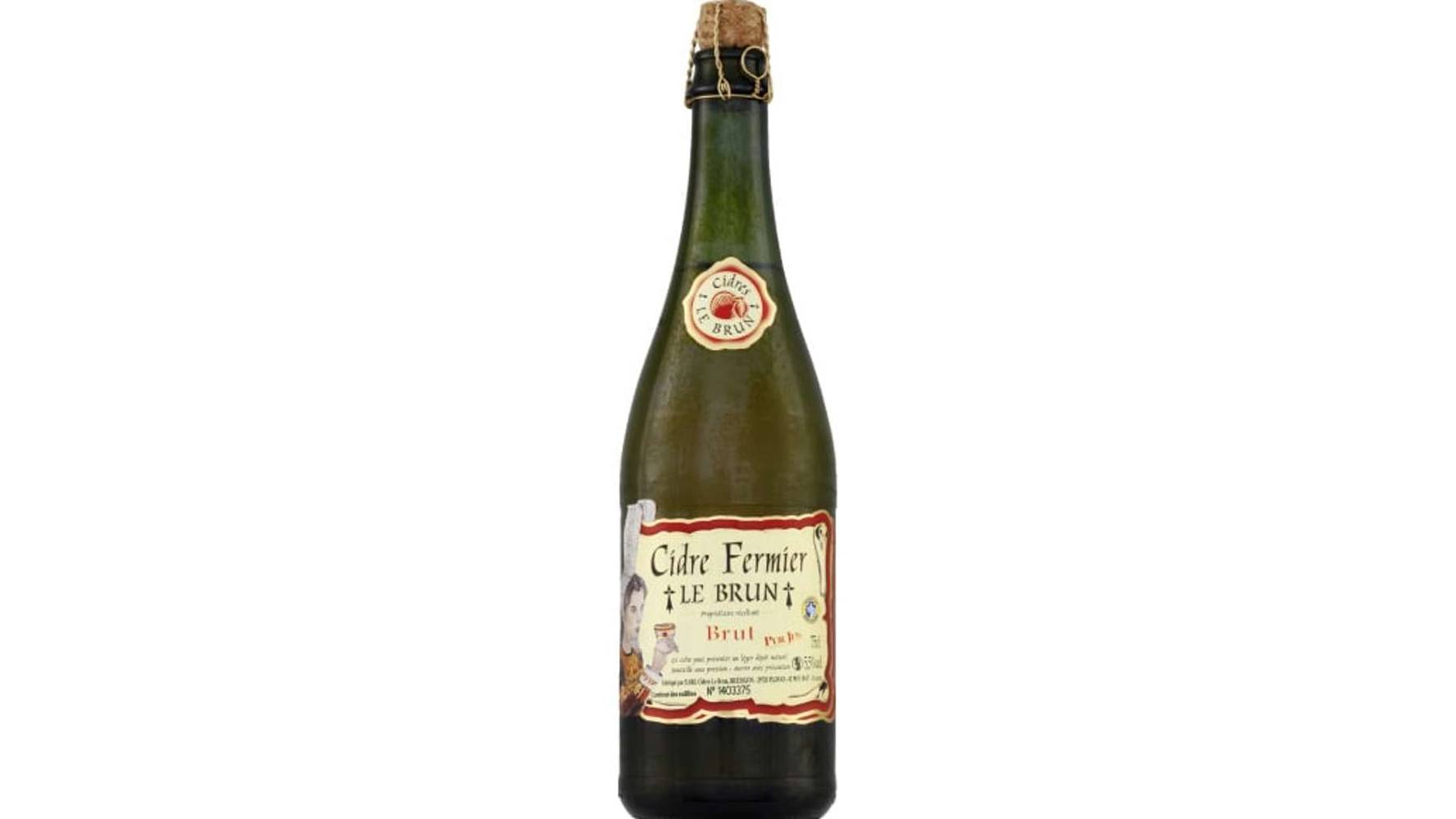 Le Brun - Cidre fermier brut (750ml)