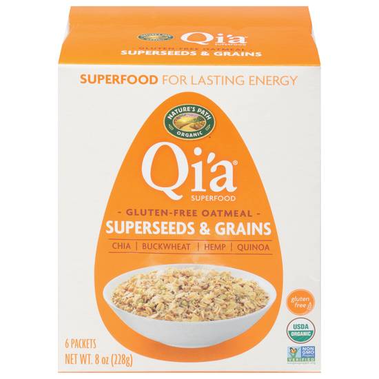 Nature's Path Organic Qi'a Superseeds & Grains Oatmeal (6 ct)