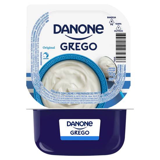 Danone grego iogurte com creme original (90 g)