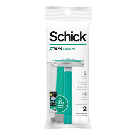 Schick Xtreme2 Sensitive Men's Disposable Razors - 2 ct