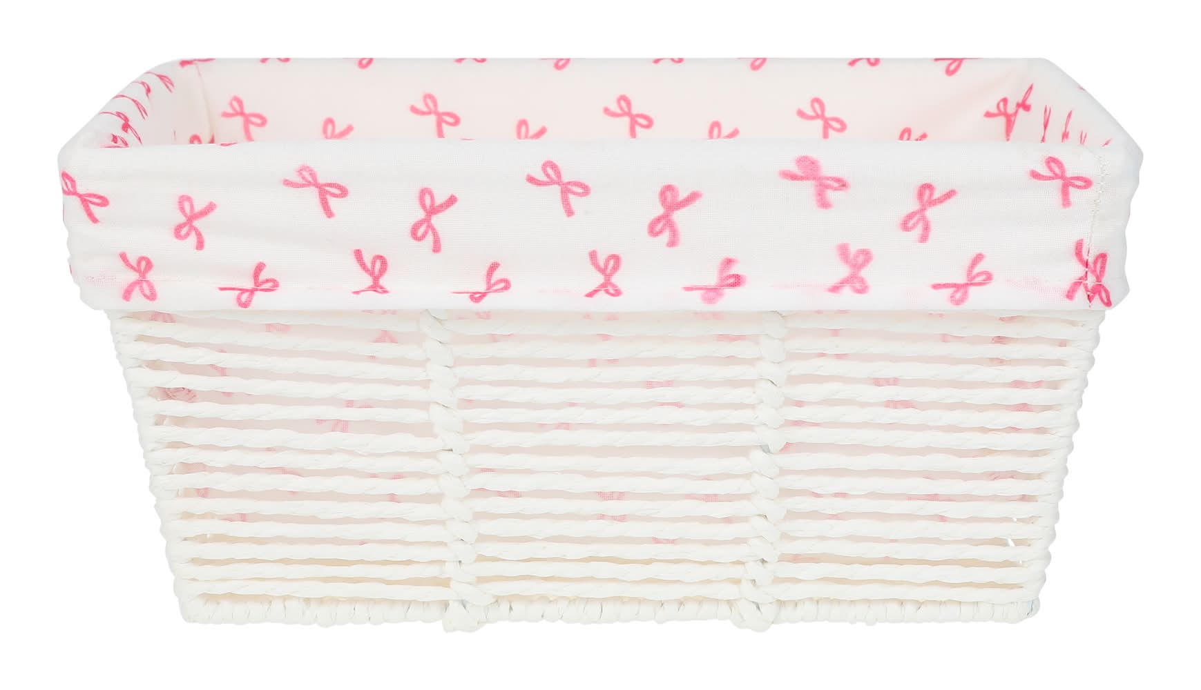 Basket With Lining Bows