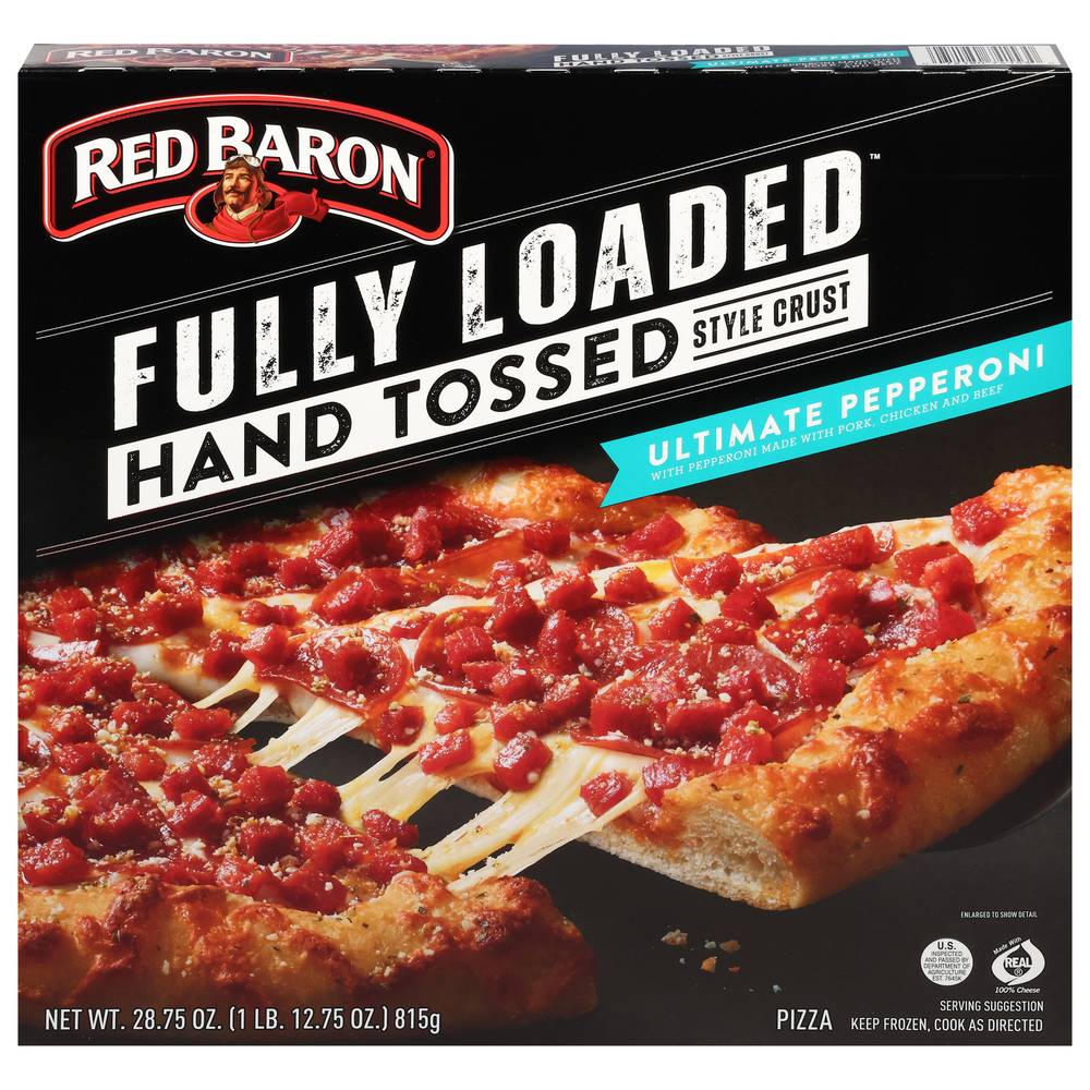 Red Baron Fully Loaded Hand Tossed Ultimate Pepperoni Pizza (28.75 oz)