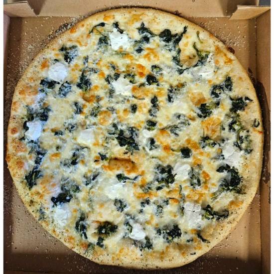 10" White Spinach Ricotta Pizza