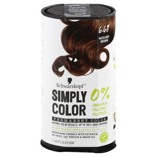 Schwarzkopf Simply Color Hazelnut Brown Permanent Hair Color