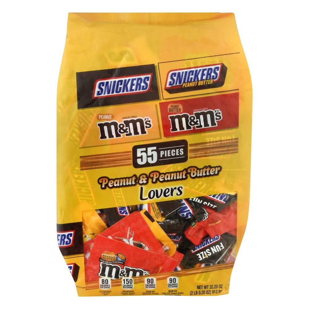 Mars Wrigley Peanut & Peanut Butter Lovers Chocolate Candies (2.01 lbs)