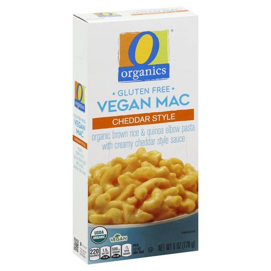 O Organics Gluten Free Cheddar Style Vegan Mac (6 oz)