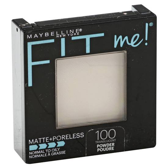 Maybelline Fit Me! Matte + Poreless 100 Translucent Pressed Powder