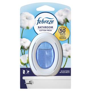 Febreze Bathroom, Continuous Air Freshener, Cotton FreshSingle