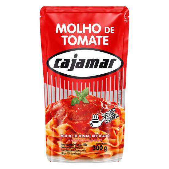 Cajamar molho de tomate refil (300g)