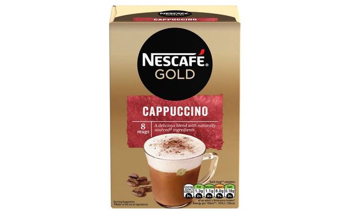 Nescafe Gold Cappuccino 8 Sachets (400396) 