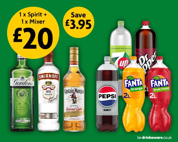 Spirit & Mixer for £20