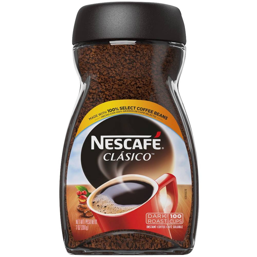 Nescafé Clasico Instant Dark Roast Coffee (7 oz)