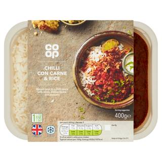 Co-op Chilli Con Carne & Rice 400g