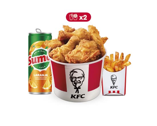 Bucket 6 Pedaços